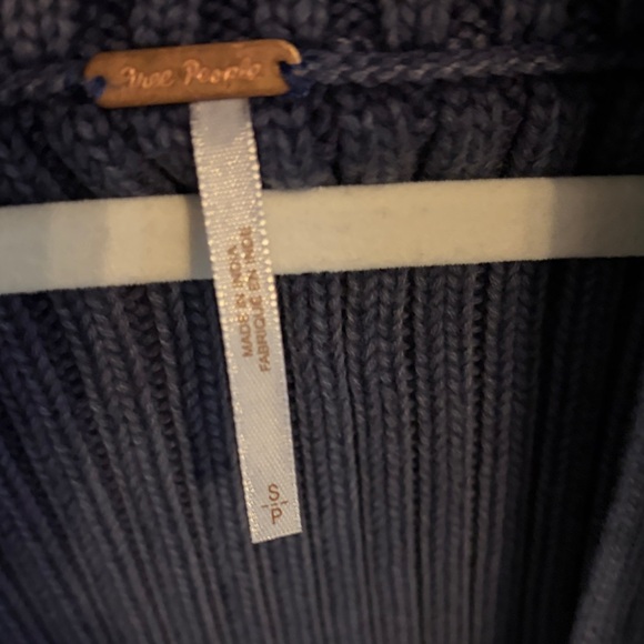 Free People Navy Blue Cardigan Sweater - Picture 2 of 4